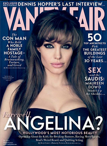 via Angelina Jolie Vanity Fair August 2010 Issue – MillionLooks.com.