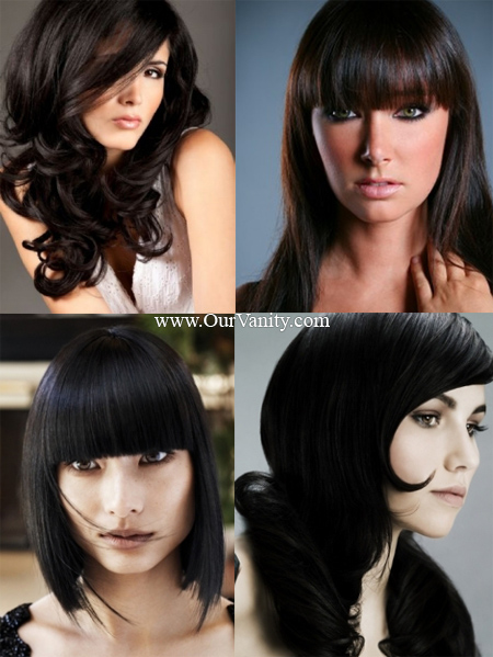  don't hesitate, black hair color would perfectly suit you!